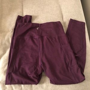 Plum Knit Zyia Leggings with Pockets